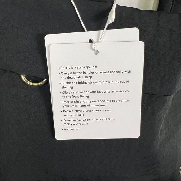 NWT Lululemon On My Level Crossbody Top Handle Tote Bag sm 5L Black - Picture 8 of 10